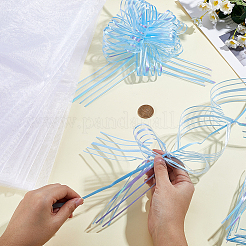 6 Stück rechteckige Organza-Verpackungsbeutel mit Kordelzug&nbsp;ABAG-PH0001-81B