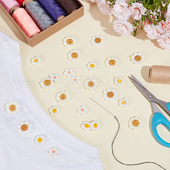 100 шт. 5 аксессуара для украшения из полиэстера DIY-BC0015-11