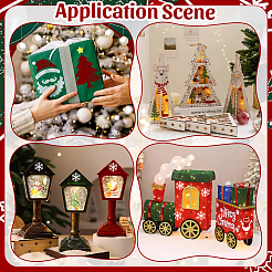 4 шт. шаблоны для шитья акриловыми стежками на рождественскую тематику&nbsp;DIY-BC0015-86A