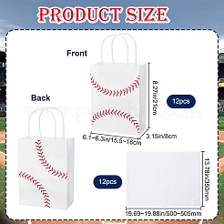 1 набор прямоугольных бумажных подарочных пакетов с ручкой&nbsp;ABAG-BBC0001-25A