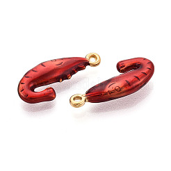 Подвески из нержавеющей стали 304 с эмалью&nbsp;STAS-N124-23G