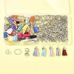 Наборы для изготовления брелоков с кисточками своими руками&nbsp;DIY-FS0008-37