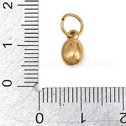Geburtsstein-Anhänger aus Edelstahl 304 mit Strassen&nbsp;STAS-L312-02G-01