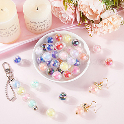 60 шт. Прозрачные акриловые бусины OACR-SP0001-49