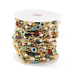 Латунные плоские круглозвенные цепи CHC-C025-02G