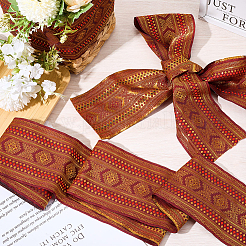 Широкая лента из полиэстера и жаккарда OCOR-WH20006-71C