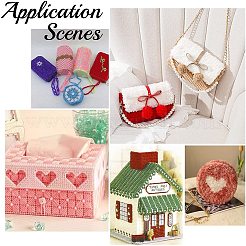 Harz-Mesh-Canvas-Taschenblätter&nbsp;DIY-WH0260-13