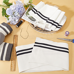 Tissu côtelé élastique en polyester pour les poignets&nbsp;DIY-WH0028-96D