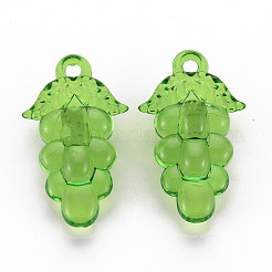 Осенняя тема прозрачные акриловые бусины TACR-S154-60B-925