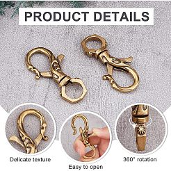 2 шт. латунный карабин в тибетском стиле FIND-AR0002-51