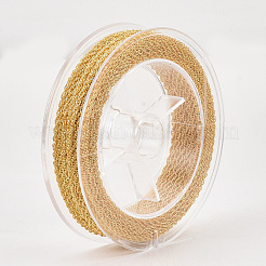 Паяные латунные покрытые железные веревочные цепи&nbsp;CH-T002-04G