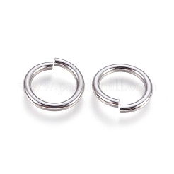 変色しにくい304ステンレス鋼の鋸切りオープン丸カン  ステンレス鋼色  10ゲージ  18x2.5mm  内径：13mm  120個/袋&nbsp;STAS-P212-25P-05