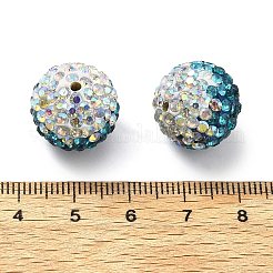 Градиентный дизайн полимерная глина стразы бусины&nbsp;CLAY-NH0001-03D