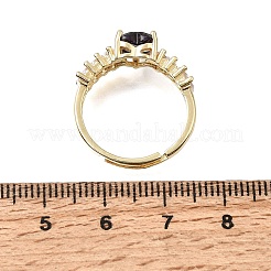 Manschettenringe aus Messing mit Zirkonia-Pavé&nbsp;CU-CBA5C10-19G