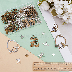 Сплавочные подвески тибетского стиля FIND-ME0001-27