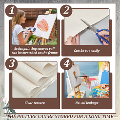 Холст из смеси льна с покрытием&nbsp;DRAW-WH0002-01