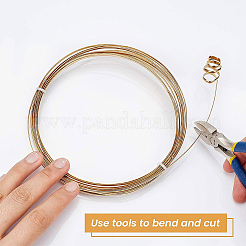 Fil de laiton demi-rond pour la fabrication de bijoux&nbsp;CWIR-WH0003-02