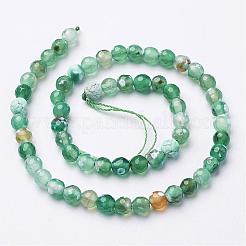 Природные пожары треск агат бисер нитей&nbsp;G-D210-6mm-M1