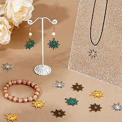 64 шт. 4 цвета подвески из сплава в тибетском стиле&nbsp;FIND-FH0010-04