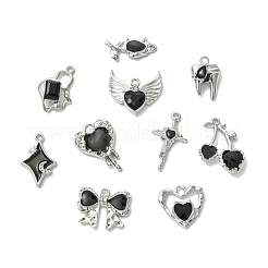 20pcs 10 styles de pendentifs en émail en alliage&nbsp;ENAM-CJ0007-52