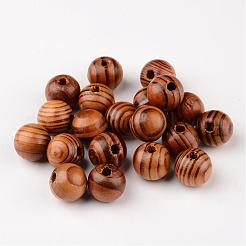 Круглые бусы из натурального дерева&nbsp;X-WOOD-Q009-16mm-LF