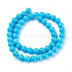 Бусины из натурального магнезита&nbsp;TURQ-P027-28A-8mm