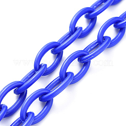 Персонализированные ожерелья-цепочки из абс-пластика NJEW-JN03254-05