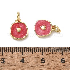 Ciondoli smaltato in ottone&nbsp;KK-CBA5585-08G-02