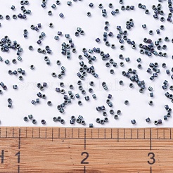MIYUKIデリカビーズ  シリンダー  日本製シードビーズ  11/0  （db0325)マットメタリックブルーアイリス  1.3x1.6mm  穴：0.8mm  約2000PCS /ボトル  10 G /ボトル&nbsp;SEED-JP0008-DB0325