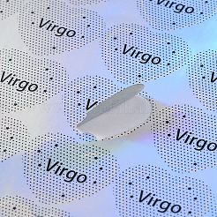 A4 водостойкая ПВХ самоклеящаяся лазерная наклейка AJEW-R096-01