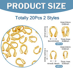 20 шт. 2 стиля 925 серебряных проволоки Guardian&nbsp;STER-TA0001-44
