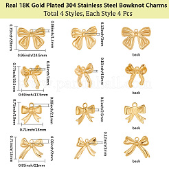 16 шт. 4 стиля ионного покрытия (IP) 304 подвески из нержавеющей стали STAS-BBC0007-66