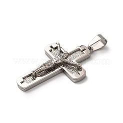 Подвески-кресты Иисуса из нержавеющей стали 304 STAS-F323-08P