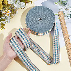 10 ярд полиэстеровой жаккардовой ленты&nbsp;OCOR-WH0101-187A