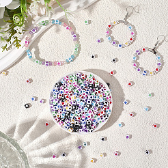 1800шт 9 цвета непрозрачные акриловые бусины&nbsp;OACR-PA0001-26