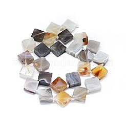 Природные Ботсвана агат бисер нитей G-F725-32