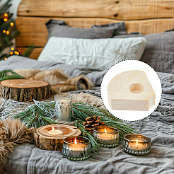 Деревянные подсвечники AJEW-WH0314-540