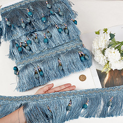 Отделка из полиэстерового кружева с кисточками длиной 6 м&nbsp;OCOR-OC0001-51B