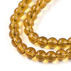 Прозрачные стеклянные бусины&nbsp;GLAA-T032-T4mm-23