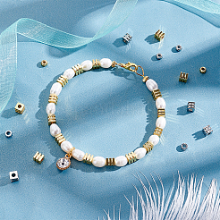 120шт 4 стиля латунные распорные бусины&nbsp;KK-CA0003-21