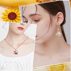 24 шт. эмалированная подвеска в виде кота&nbsp;JX341A