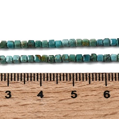 Хубэй природных бирюзовый бисер нитей G-C009-B12-B