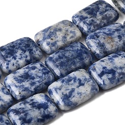 Натуральное синее пятно нитки из бисера яшмы G-S386-A05