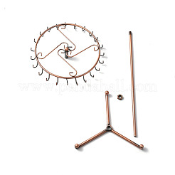 Supporti per espositori per gioielli in ferro girevoli&nbsp;NDIS-WH0017-03R