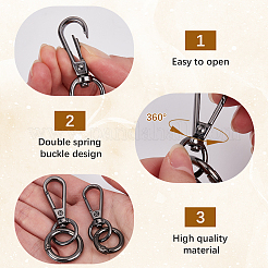 DIY-Schlüsselanhänger-Verschluss-Sets&nbsp;DIY-SP0003-47B