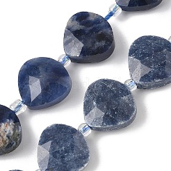 Природный содалит бисер нитей G-D316-A02