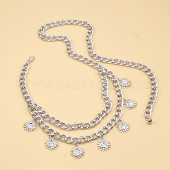 Сплав подсолнух подвеска двухслойная талия живот цепи для женщин FS-WG2E8BA-02