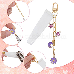 Kits de porte-clés brillant à lèvres à faire soi-même&nbsp;DIY-SP0007-47