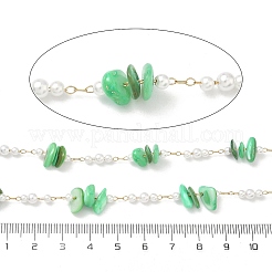 Цепочки ручной работы из натуральных ракушек и бисера&nbsp;CHS-F025-13G-05