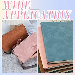 8 шт. 8-х цветная матовая ПВХ-ткань под кожу&nbsp;DIY-CL0002-20A